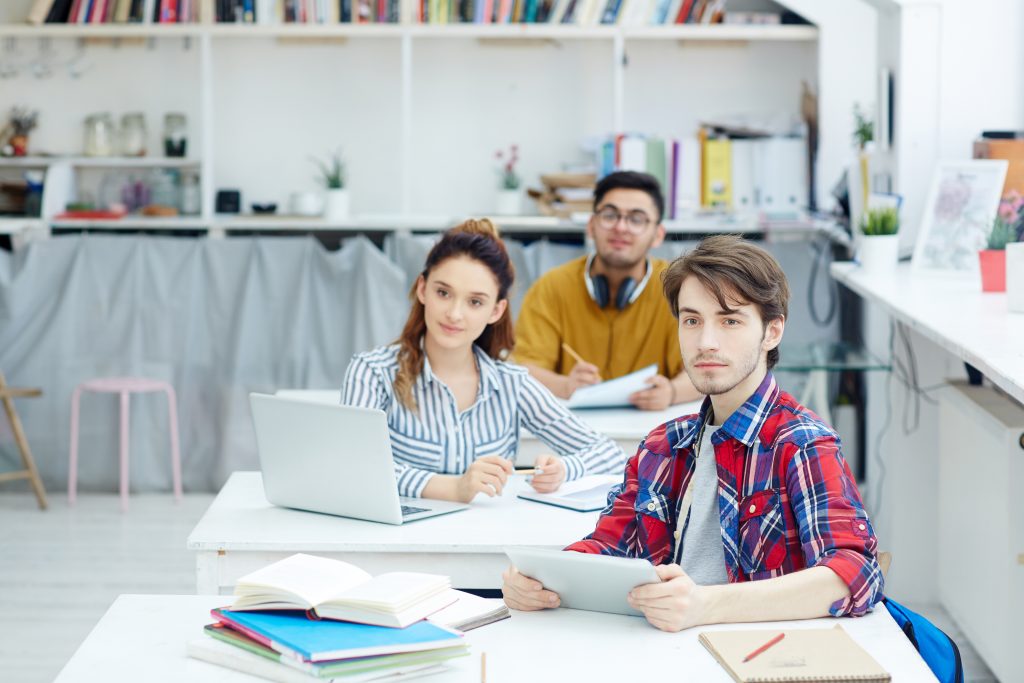 Learners at lesson